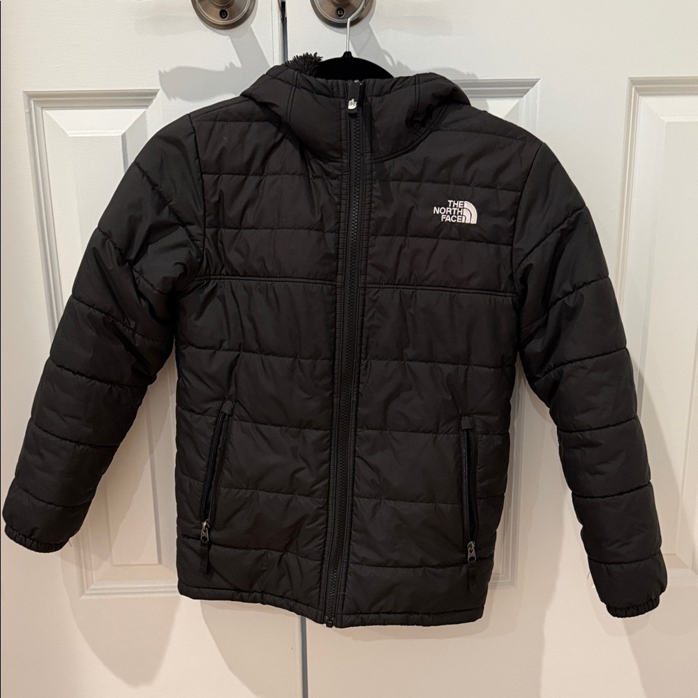 The North Face Youth M Black Reversible Mount Chimborazo Hoodie